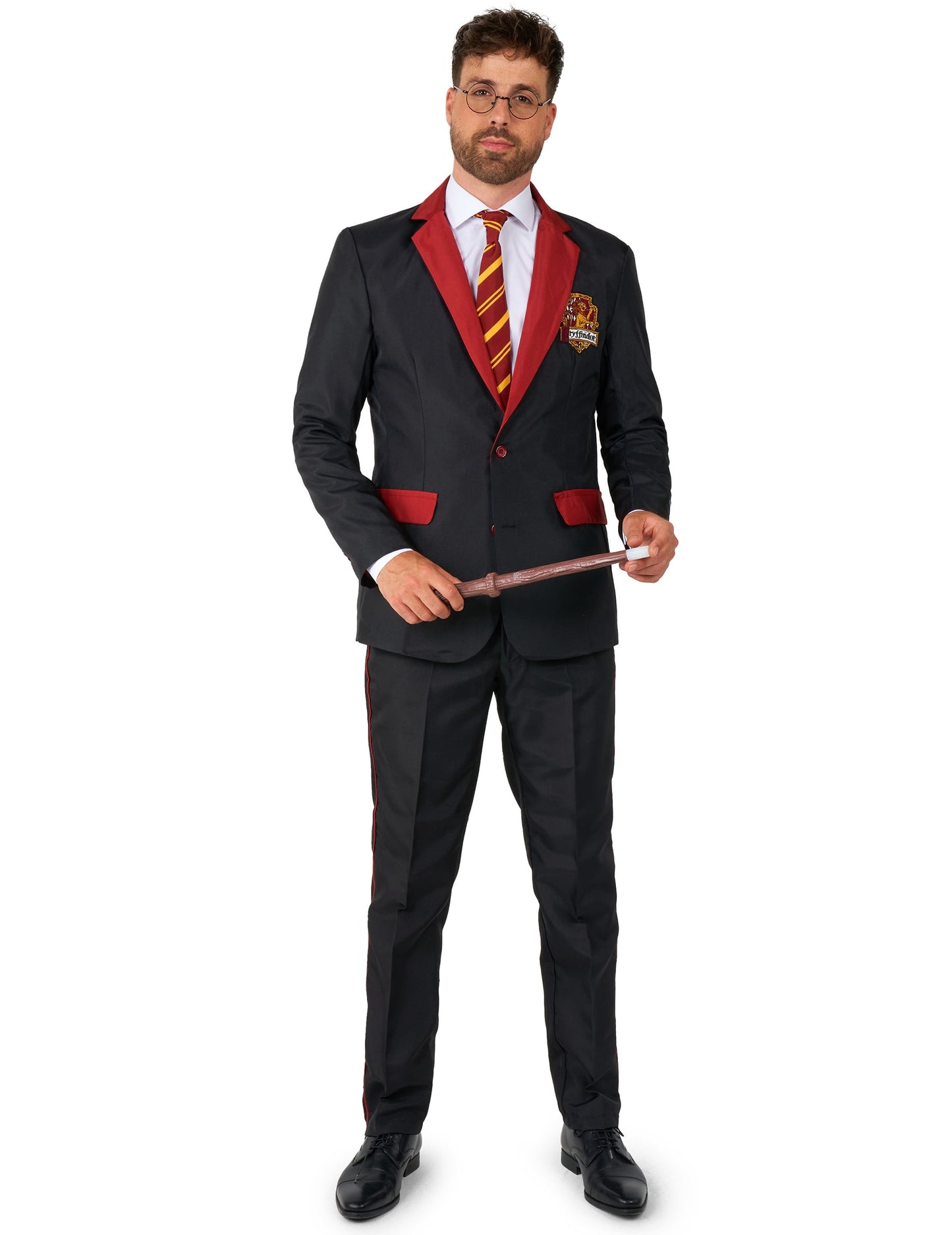 Costume Suitmeister Mr. Gryffondor pour adulte noir et rouge