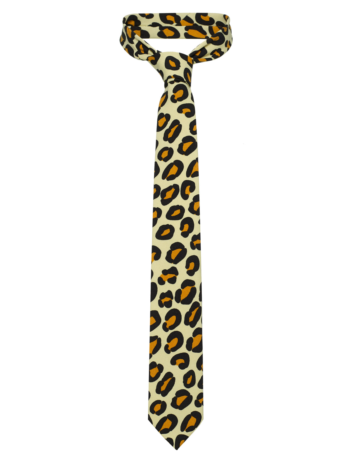 Cravate à imprimé léopard du Costume Mr. Jaguar
