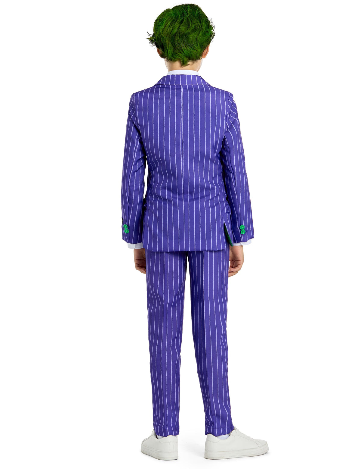 Vue de dos du costume Mr. Joker pour enfant