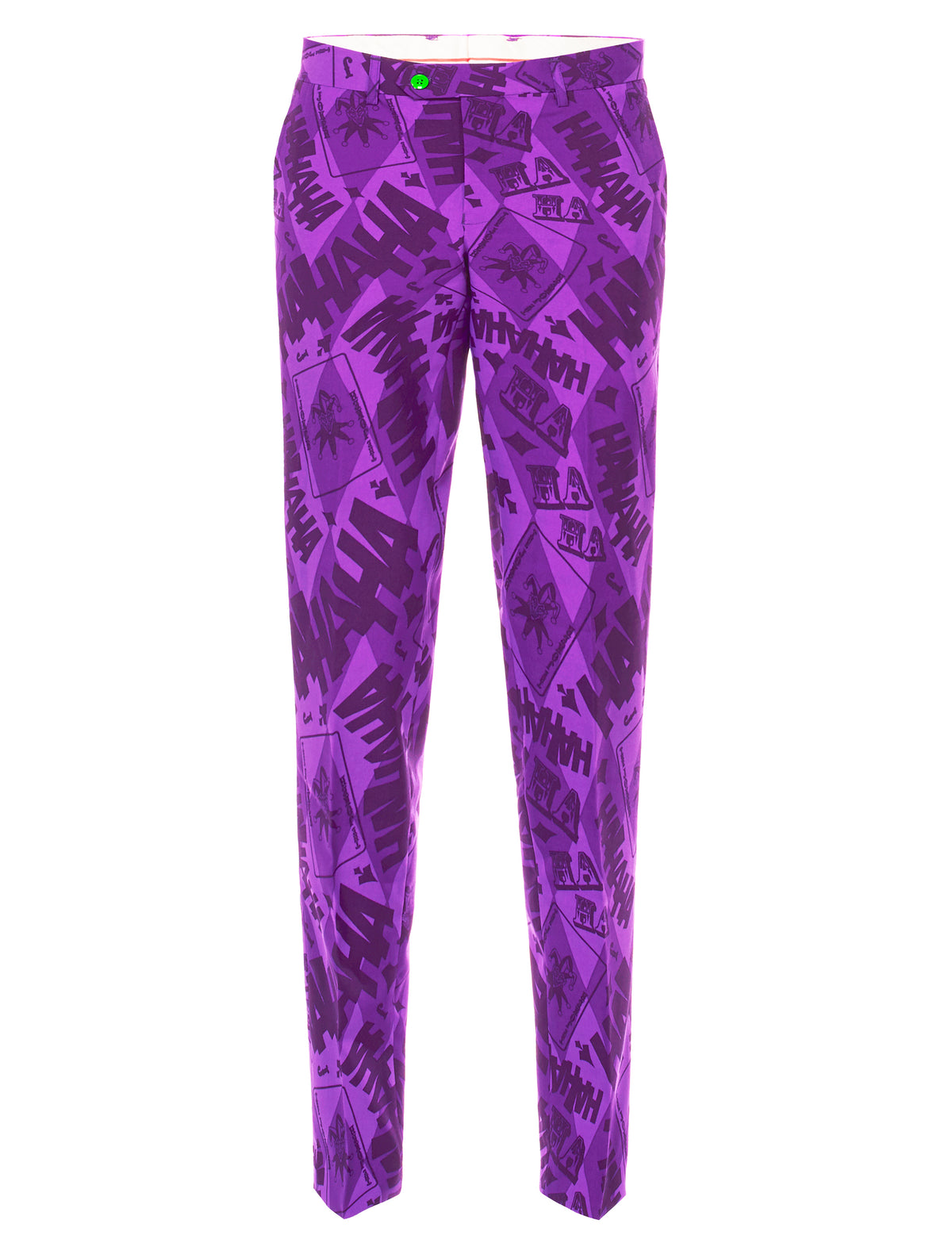 Vue de face du pantalon du costume Mr. Joker™ pour homme