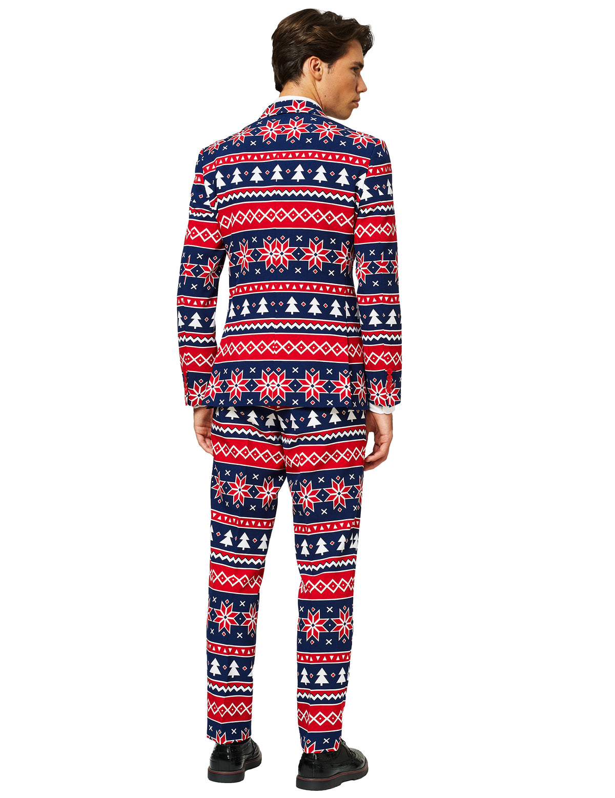 Vue de dos du costume Mr. Nordic Xmas pour homme
