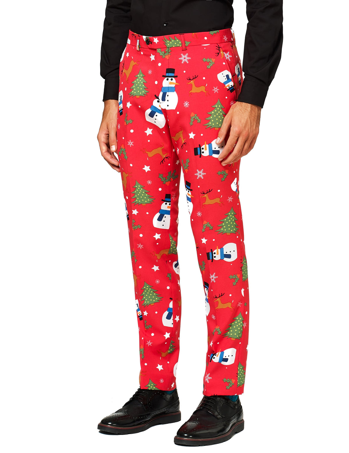 Vue de face du pantalon du costume Mr. Snowman