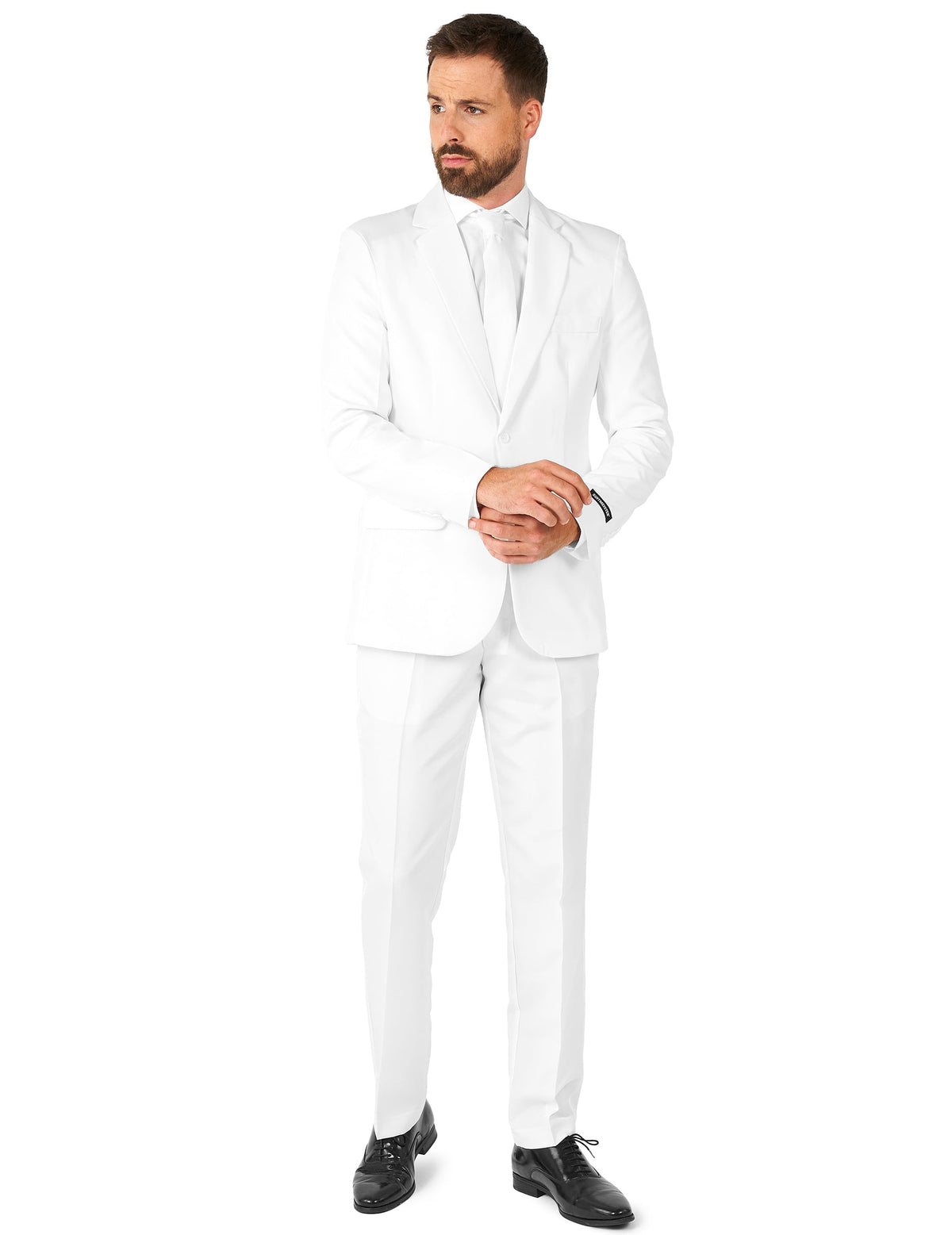 Fato Mr. Solid branco homem Suitmeister­™