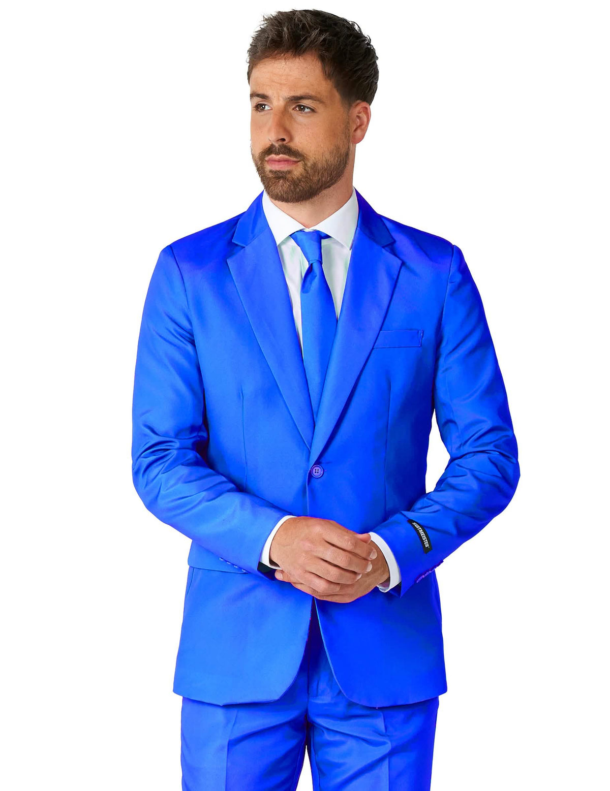 Fato Mr. Solid azul homem Suitmeister™