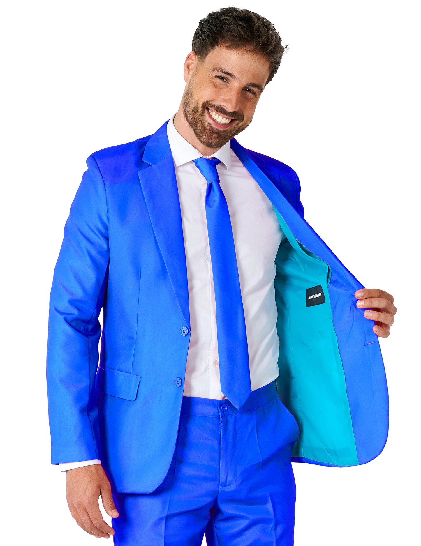 Fato Mr. Solid azul homem Suitmeister?