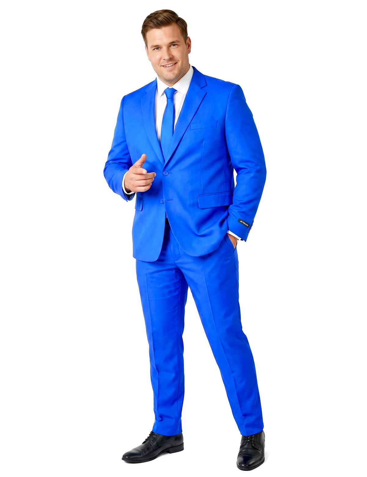 Fato Mr. Solid azul homem Suitmeister™