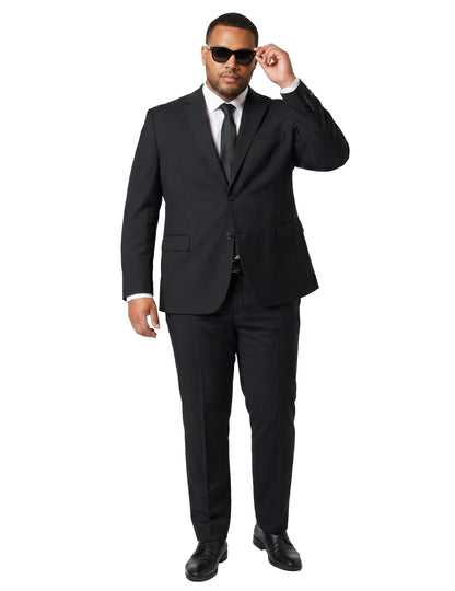 Fato Mr. Solid preto homem Suitmeister?