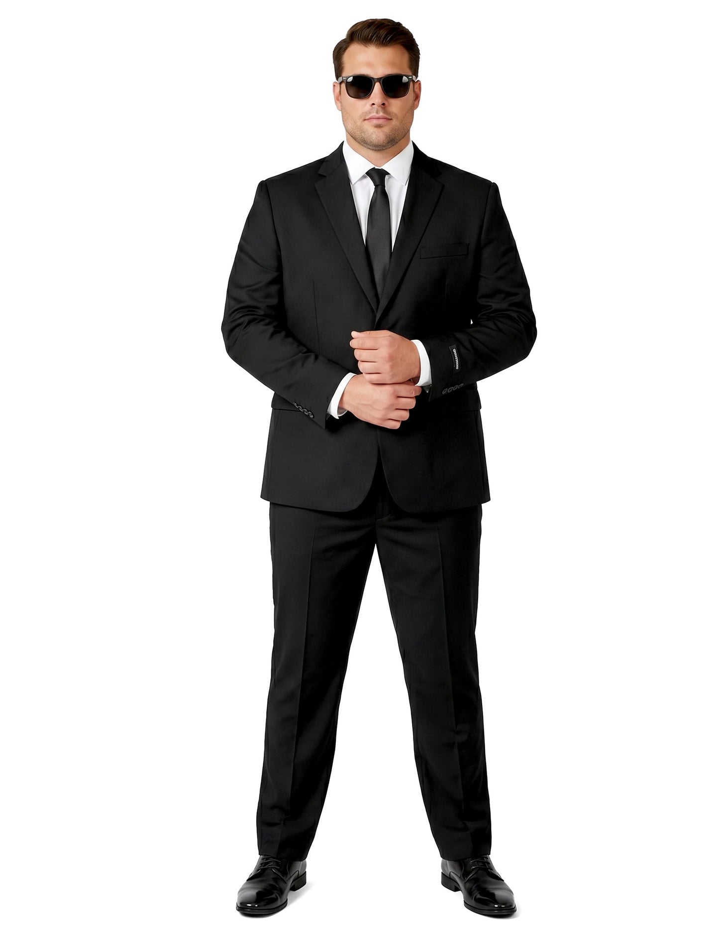 Fato Mr. Solid preto homem Suitmeister?
