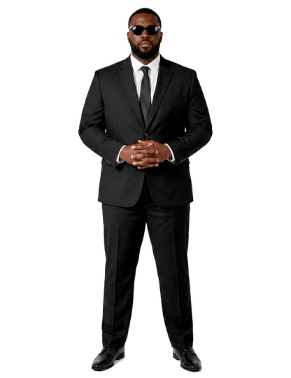 Fato Mr. Solid preto homem Suitmeister™