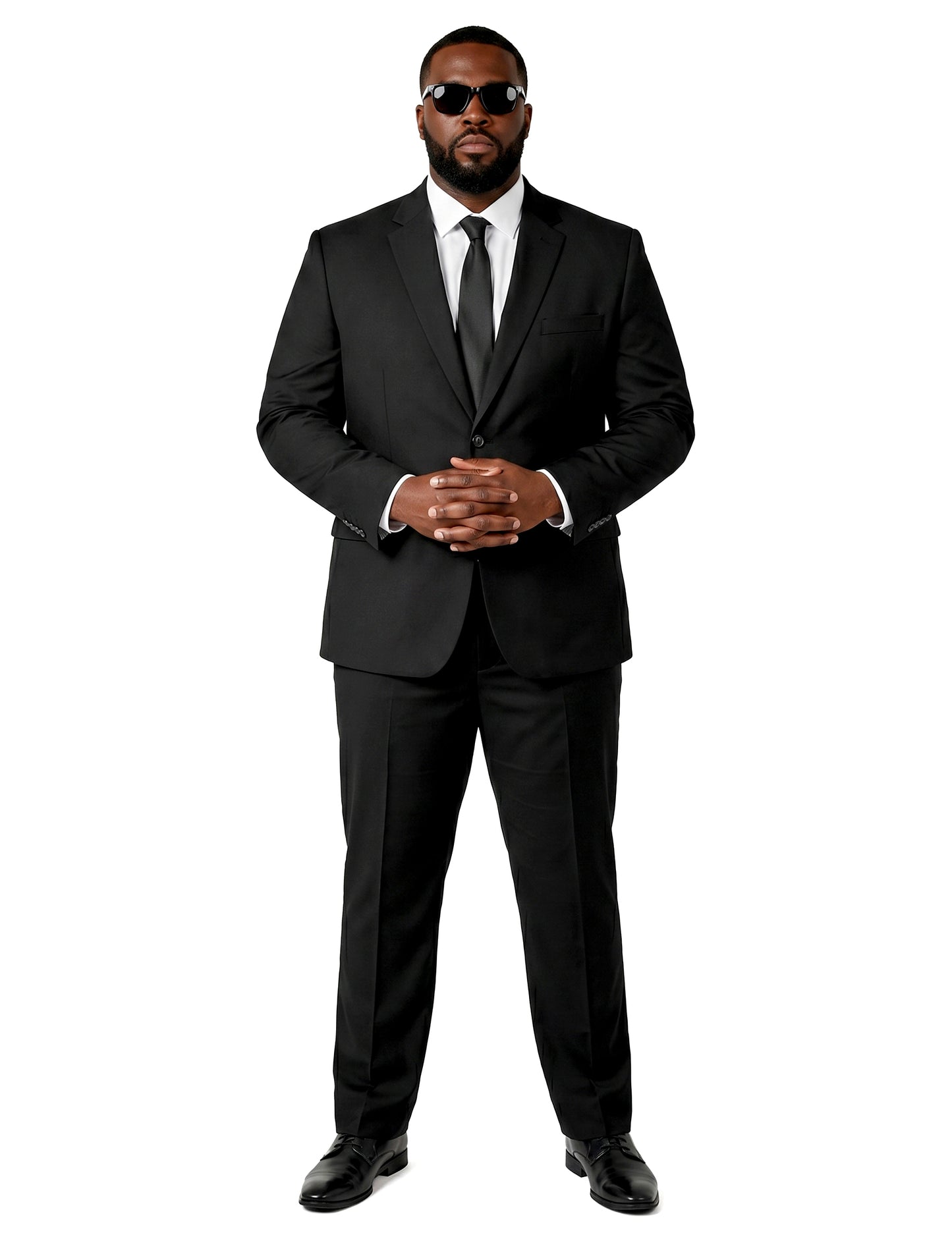 Fato Mr. Solid preto homem Suitmeister?