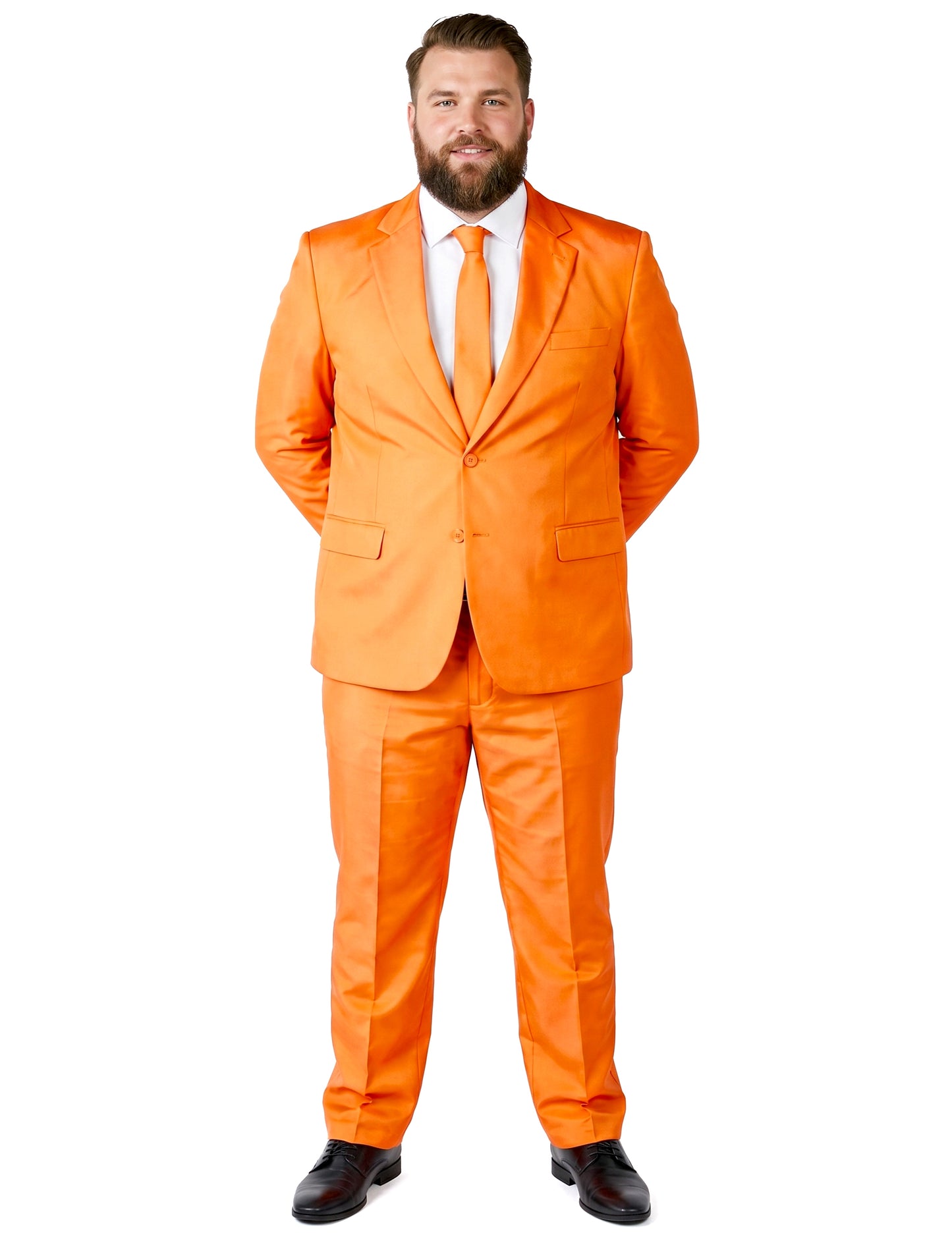 Fato Mr. Solid cor de laranja homem Suitmeister?