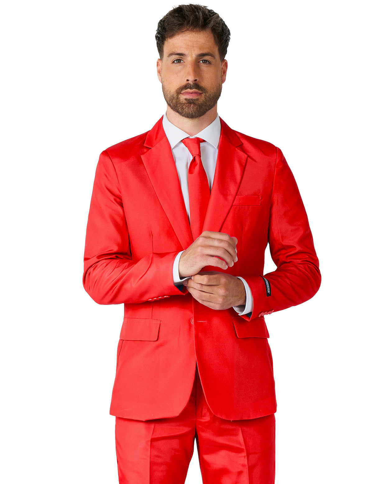 Fato Mr. Solid vermelho homem Suitmeister™
