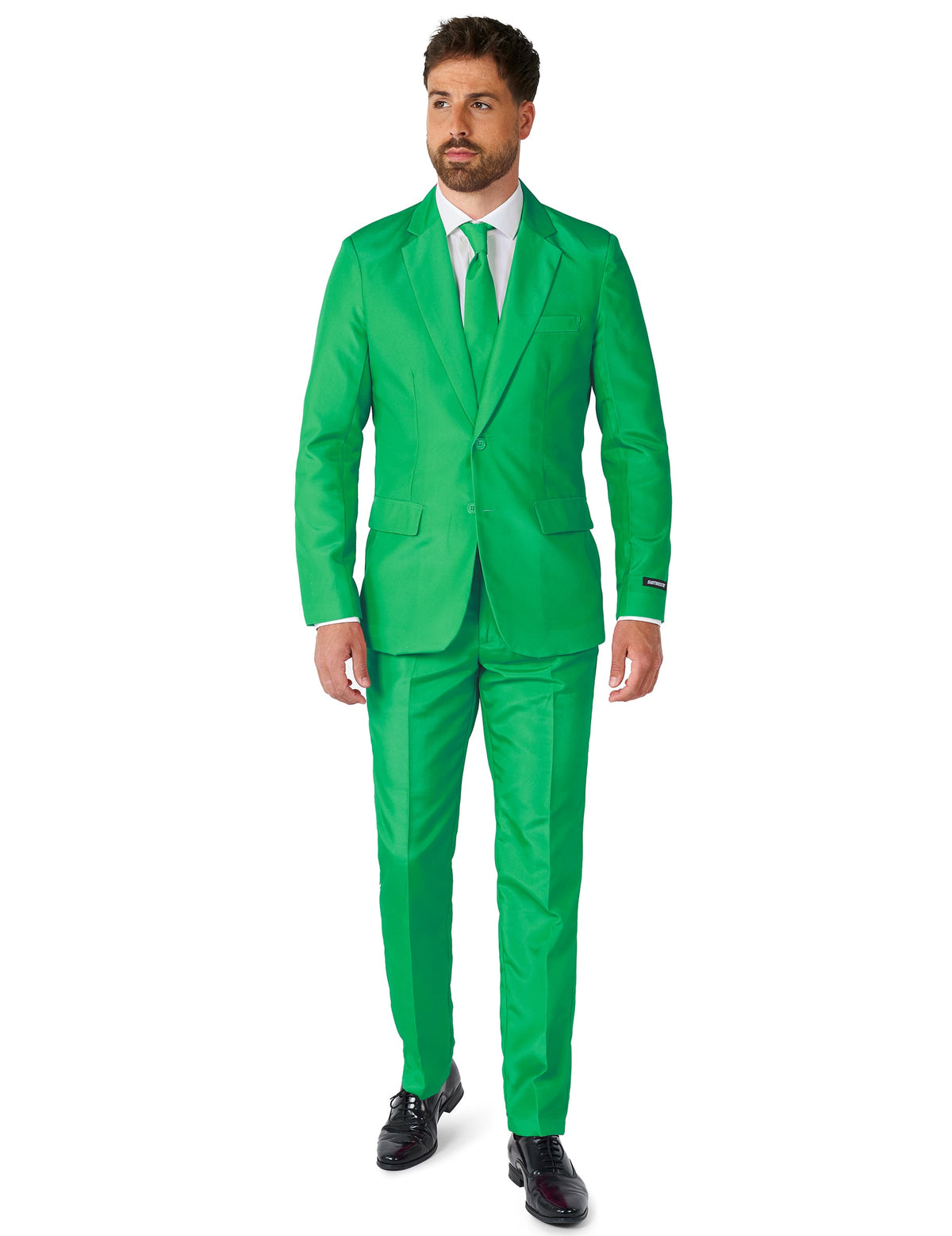 Fato Mr. Solid verde homem Suitmeister™