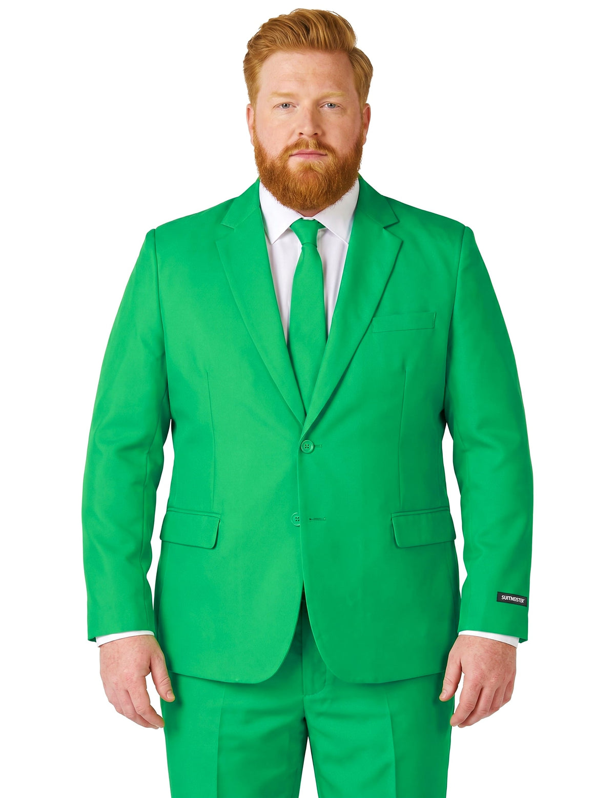 Fato Mr. Solid verde homem Suitmeister™