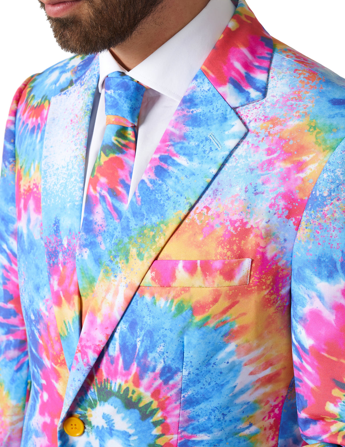 Máscara Mr. Tie-Dye Opposuits™ para adulto