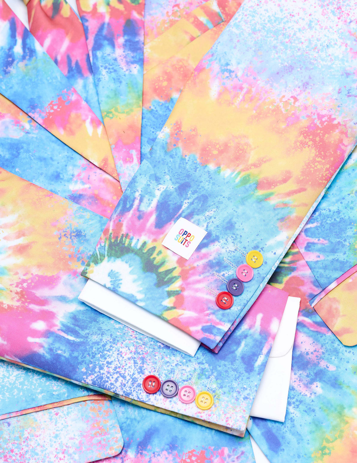 Máscara Mr. Tie-Dye Opposuits™ para adulto
