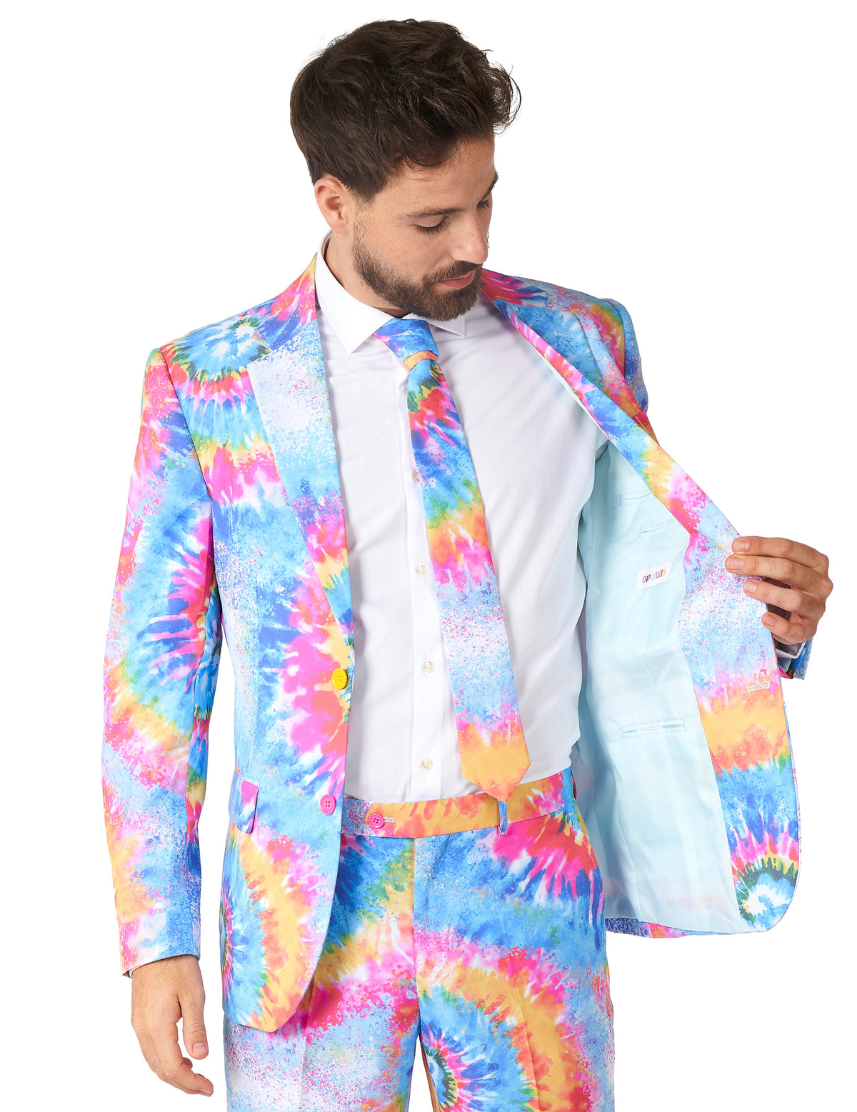 Máscara Mr. Tie-Dye Opposuits™ para adulto