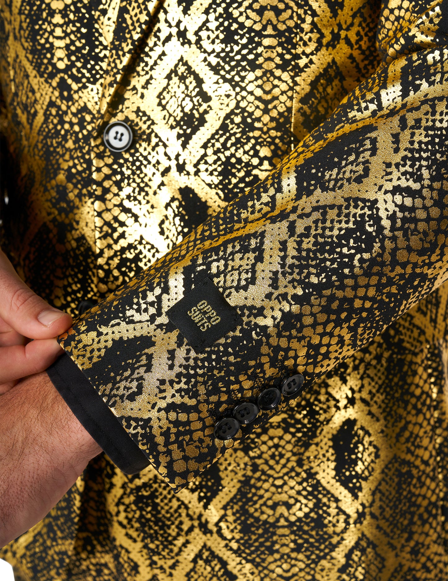 Fato de cobra Brilhante Opposuits para adulto