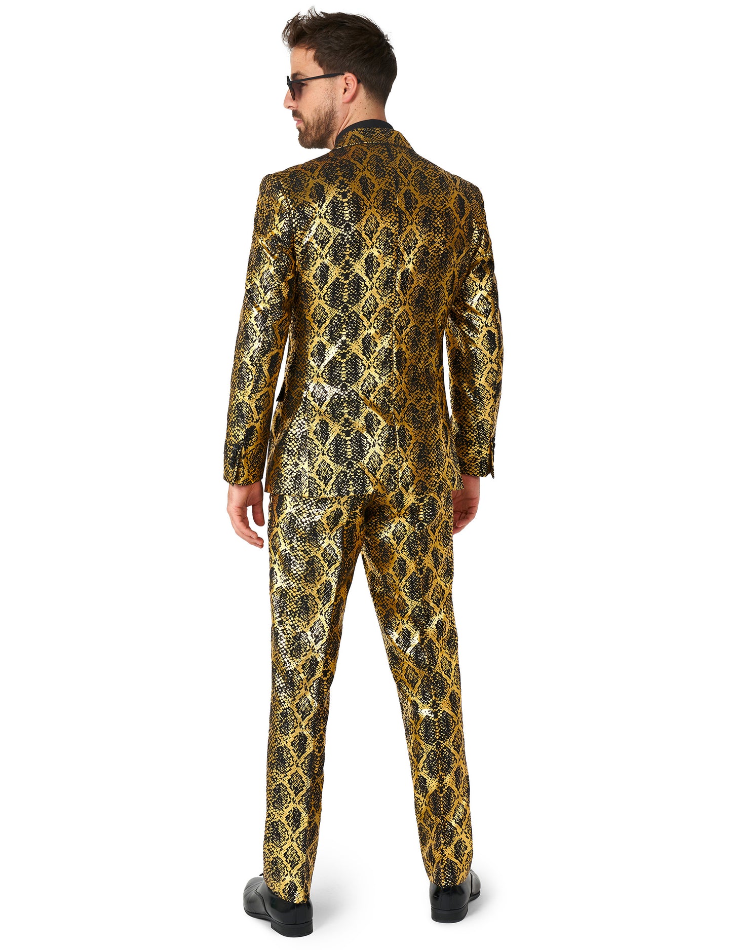 Fato de cobra Brilhante Opposuits para adulto
