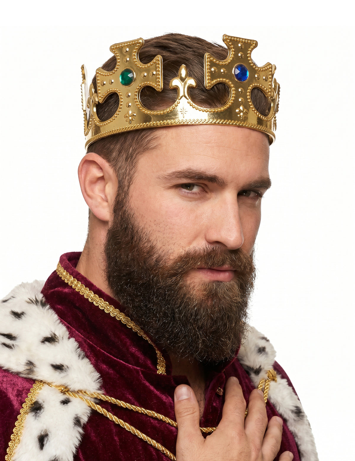 Coroa de ouro para homem