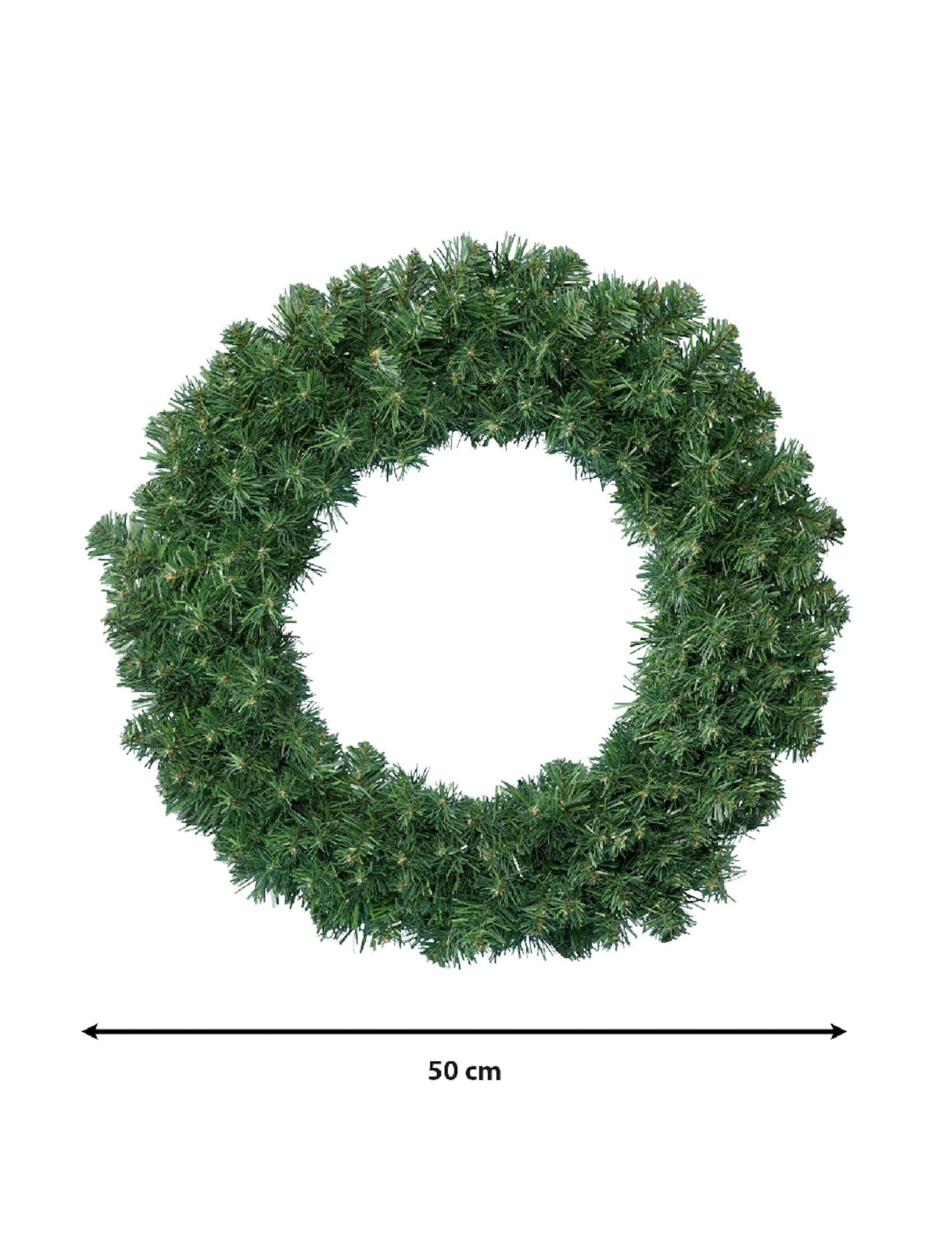 Dimensions de la Couronne de Noël sapin