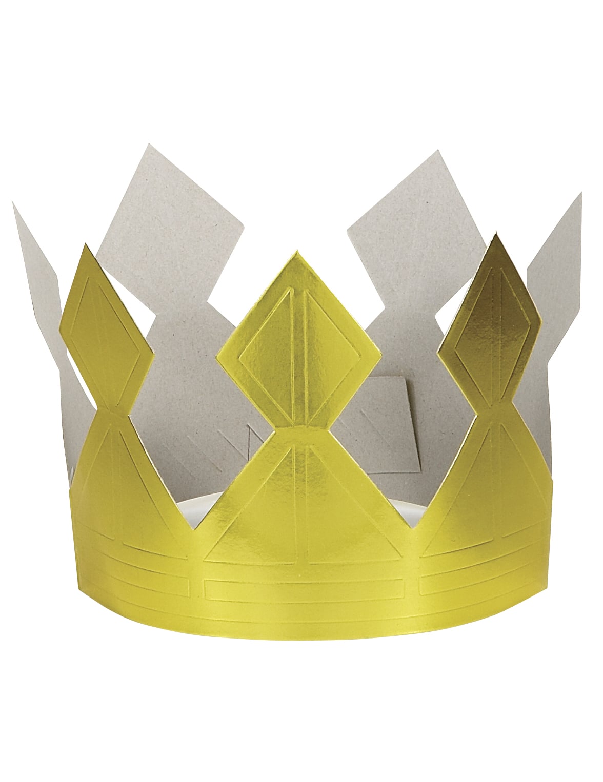 Couronne des rois pour enfant et adulte dorée brillante