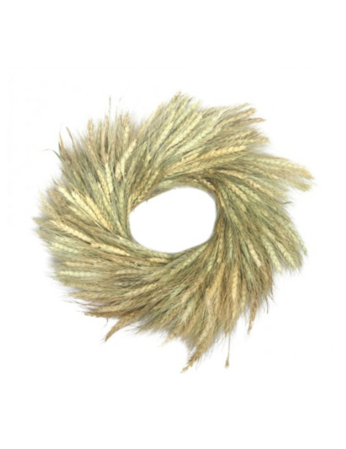 Couronne épis de blé pour décoration champêtre naturelle
