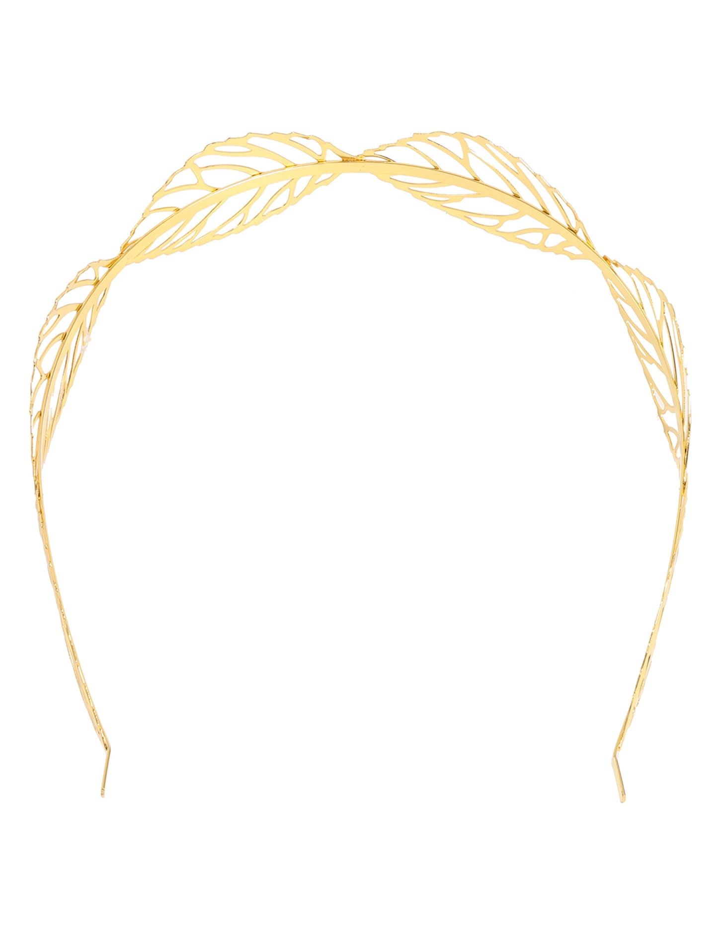 Vue de face de la couronne feuilles de laurier sexy