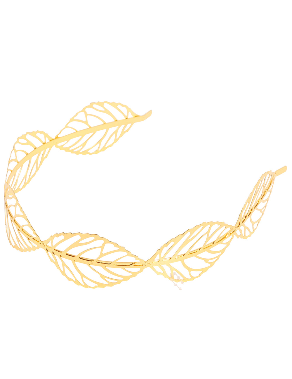 Vue de profil de la couronne feuilles de laurier sexy