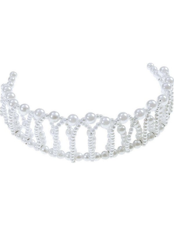 Vue de profil de la couronne de princesse