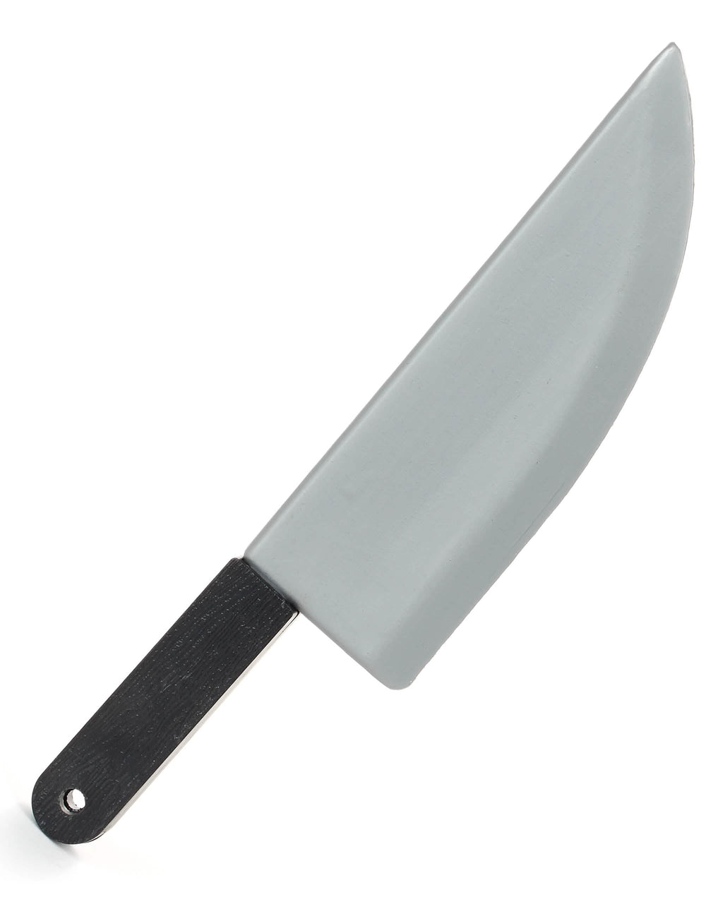 Faca de cozinha de plástico halloween para adulto e criança cinzento e preto
