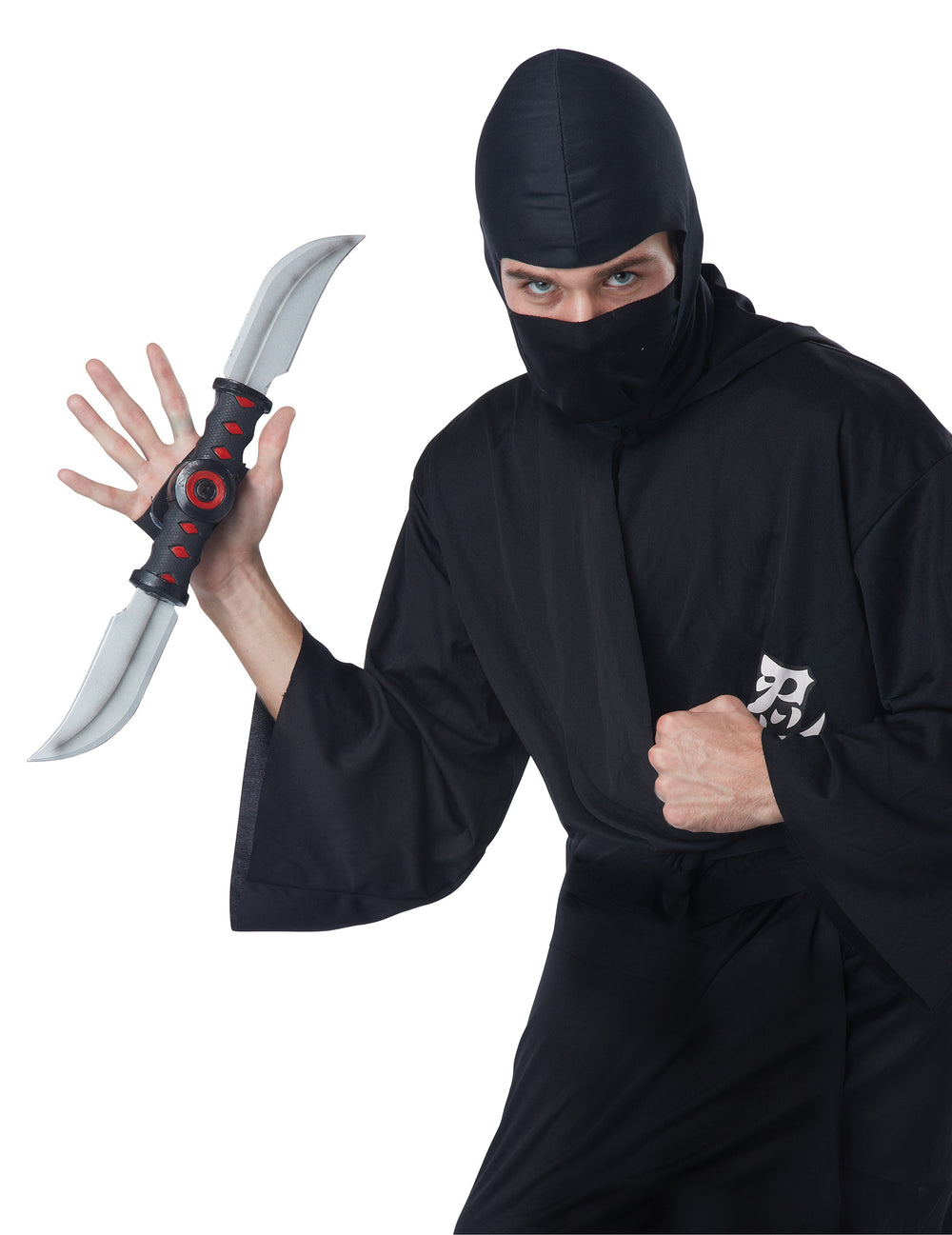 Mise en situation du couteau double lame Ninja