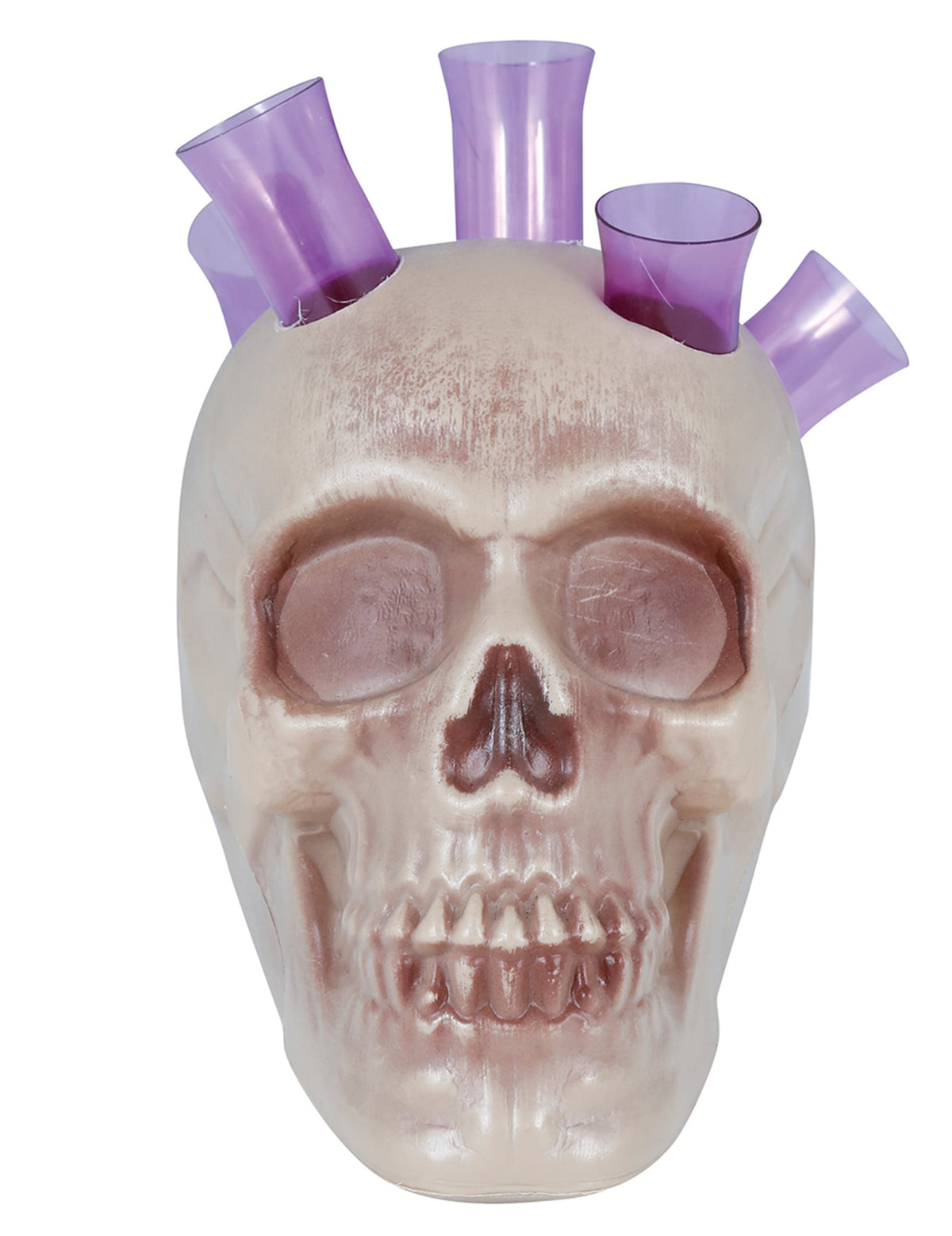 Vue de face du crâne porte shooter pour adulte