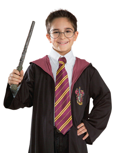 Cravate Harry Potter pour enfant bordeaux et jaune Gryffondor