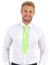 Gravata verde fluorescente - adulto