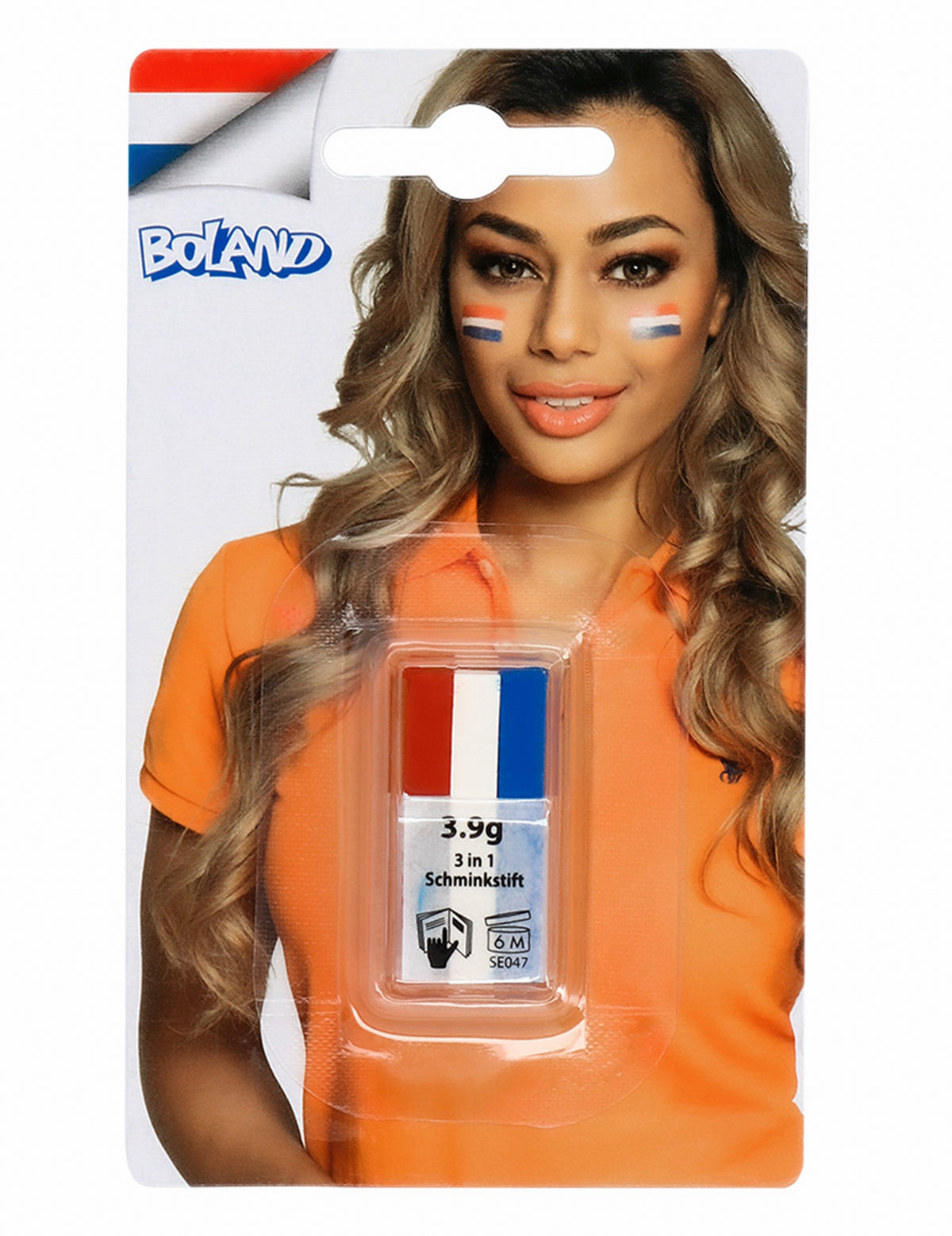Emballage du crayon de maquillage supporter Pays-Bas