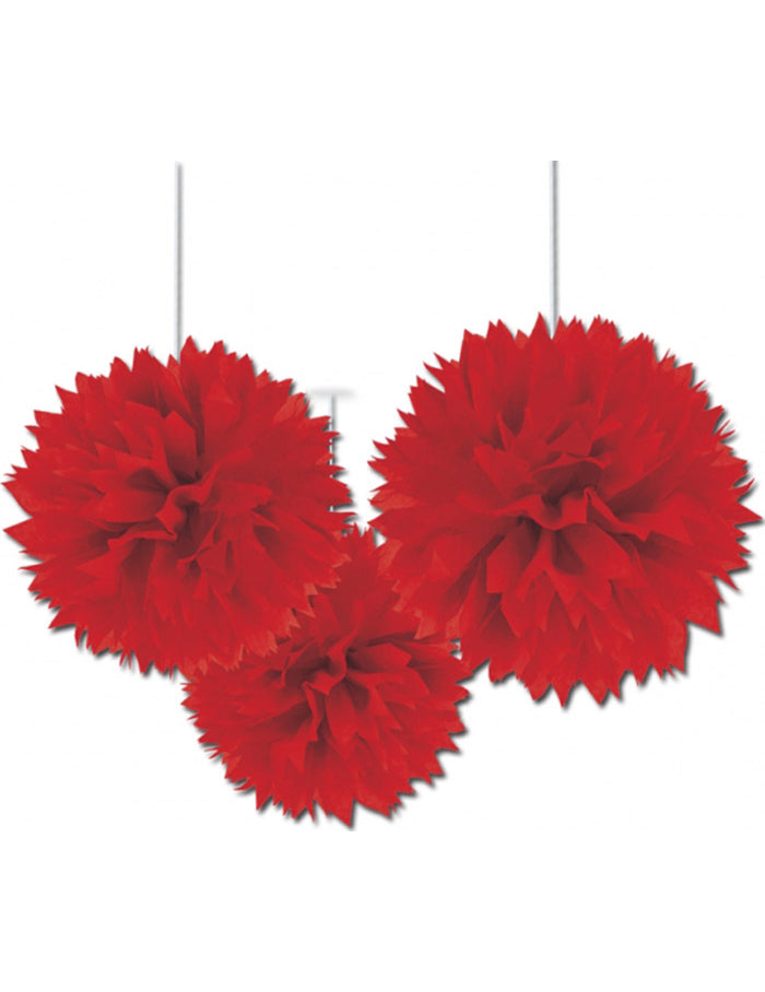 Décorations à suspendre boule pour fête rouge