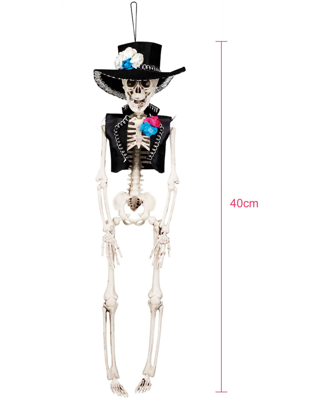 Escala de medição da decoração suspensa noivo mexicano Dia de los muertos