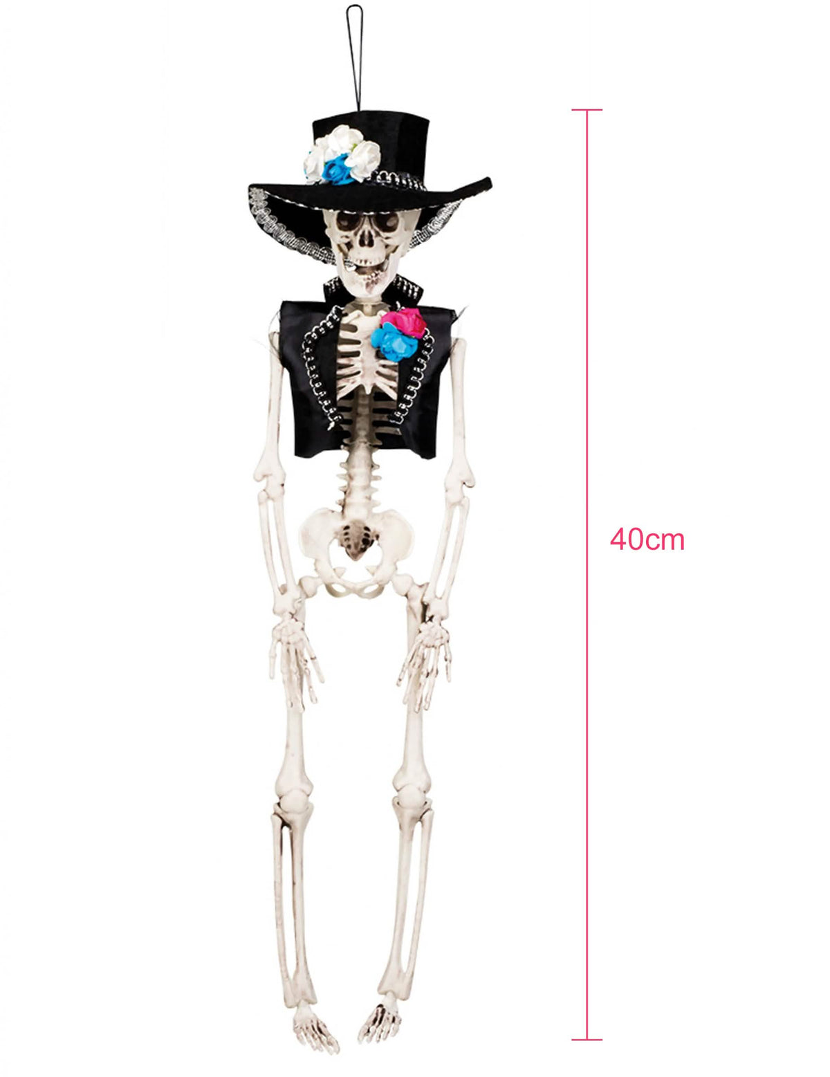 Escala de medição da decoração suspensa noivo mexicano Dia de los muertos