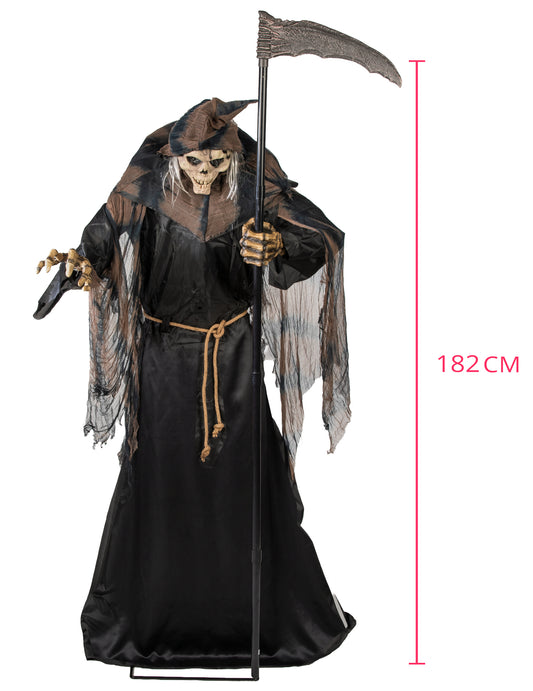 Decoração animada Ceifeiro gigante 182 cm