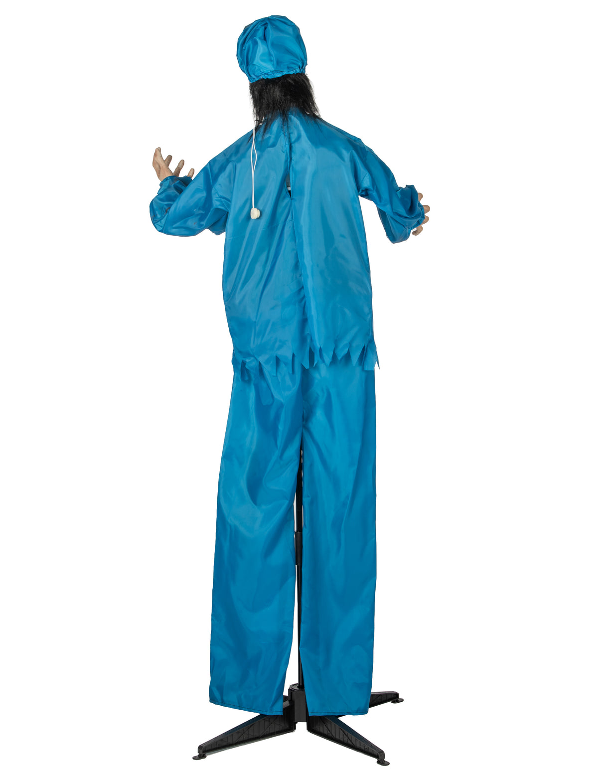 Decoração animada médico louco aterrador com movimentos 170 cm