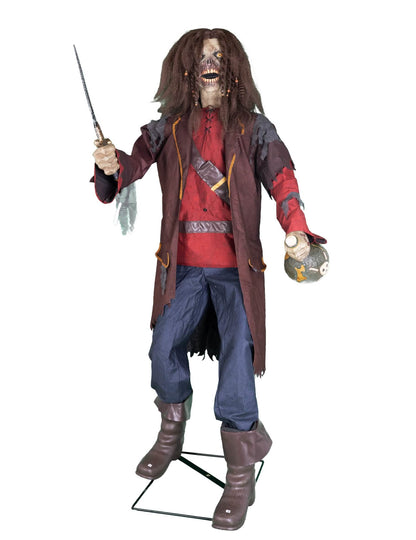 Decoração animada pirata com sons e movimentos 183 cm
