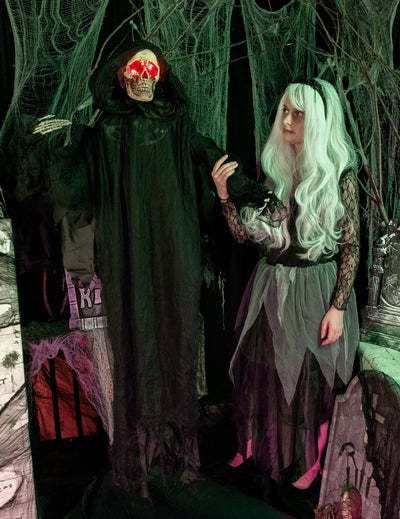 Decoração animada com luz e som Dazed Demon 165 cm