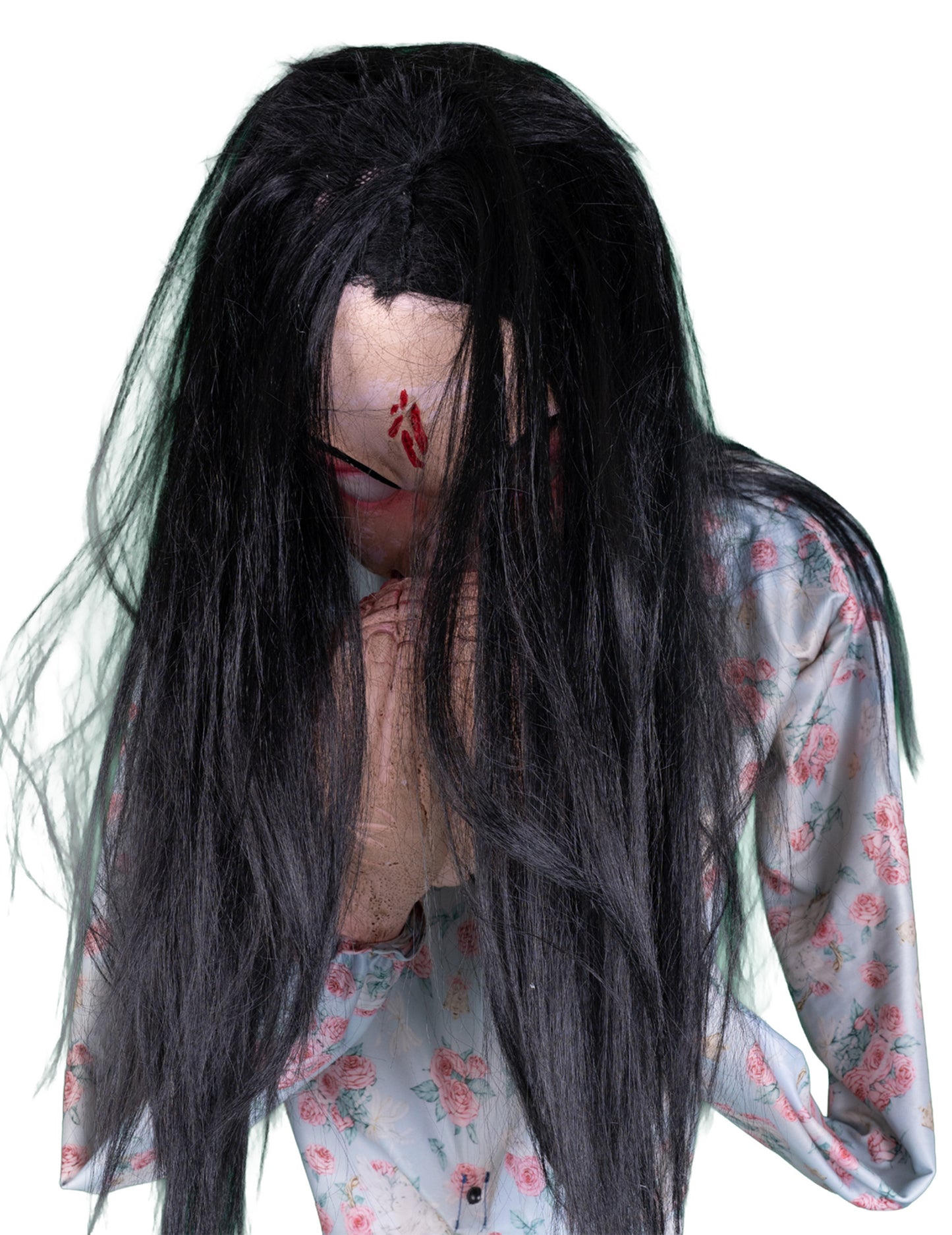 Decoração animada zombie comedor de cérebro 200 cm