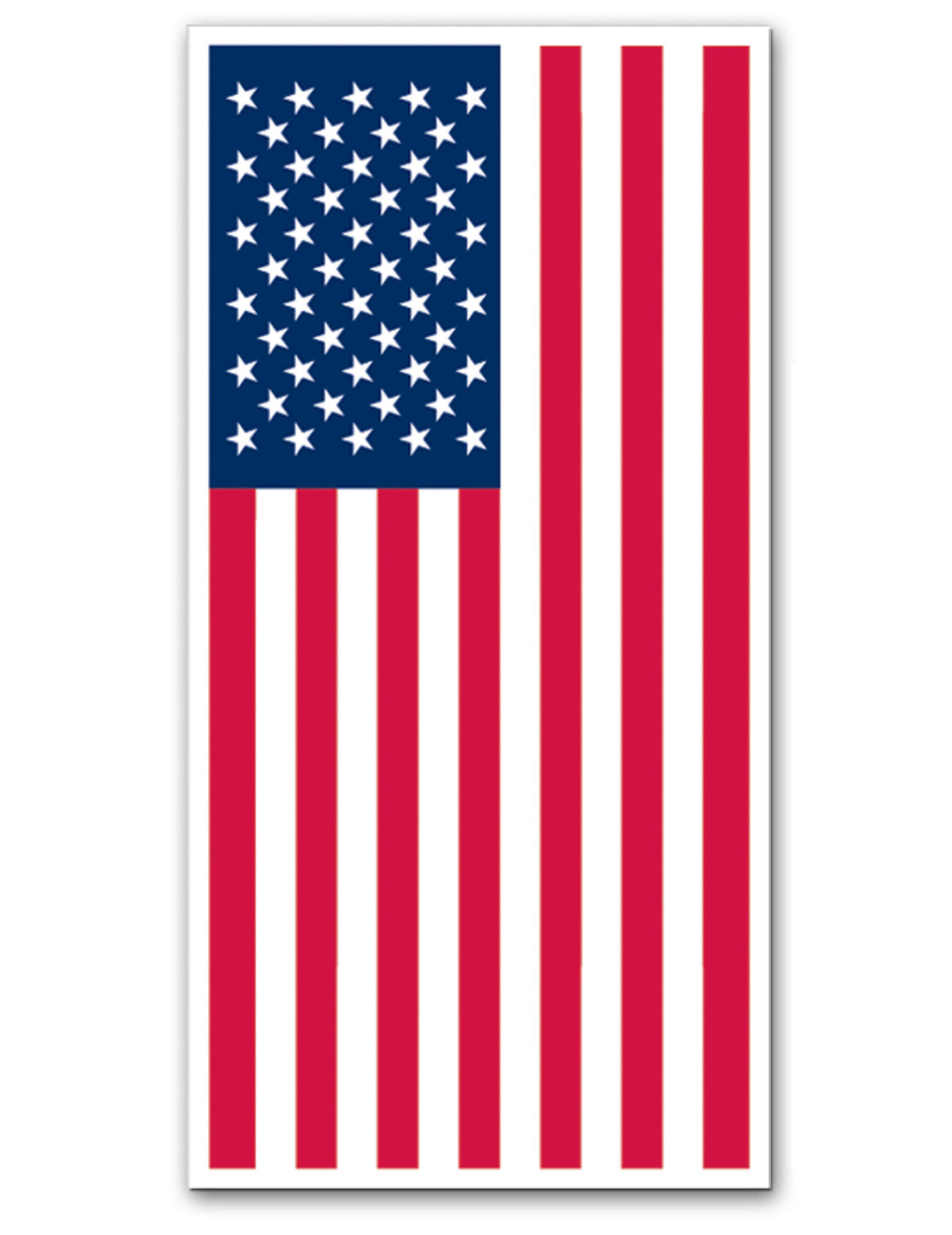 Décoration de porte USA pour fête motif drapeau américain bleu blanc rouge