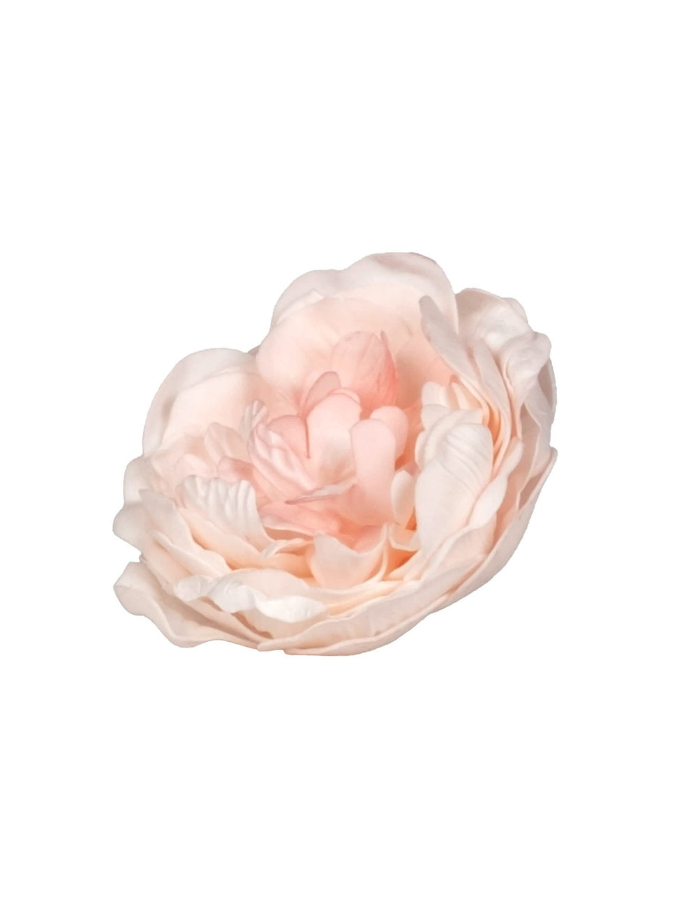 Vista de perfil da flor artificial cor de rosa antiga para festa