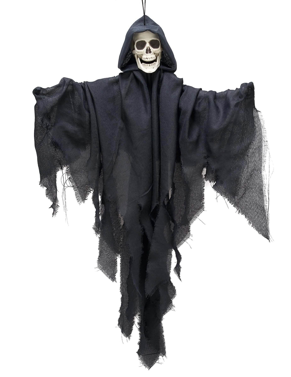 Decoração ceifeiro para halloween preta para suspender