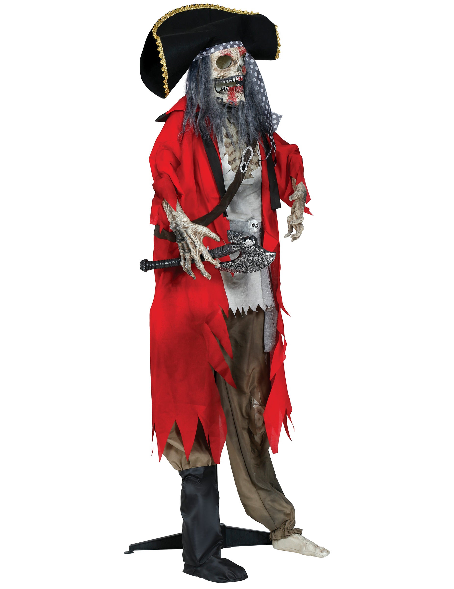 Vue d'ensemble de la décoration géante pirate animé