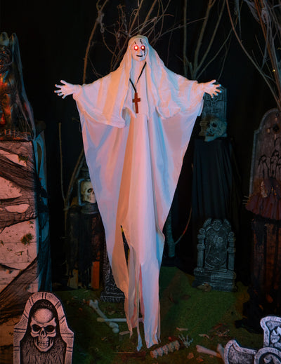 Decoração luminosa religiosa possuía 137 cm