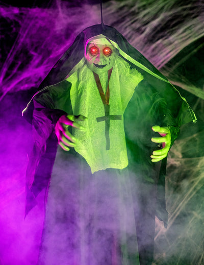 Decoração de luz religiosa zumbi 137 cm